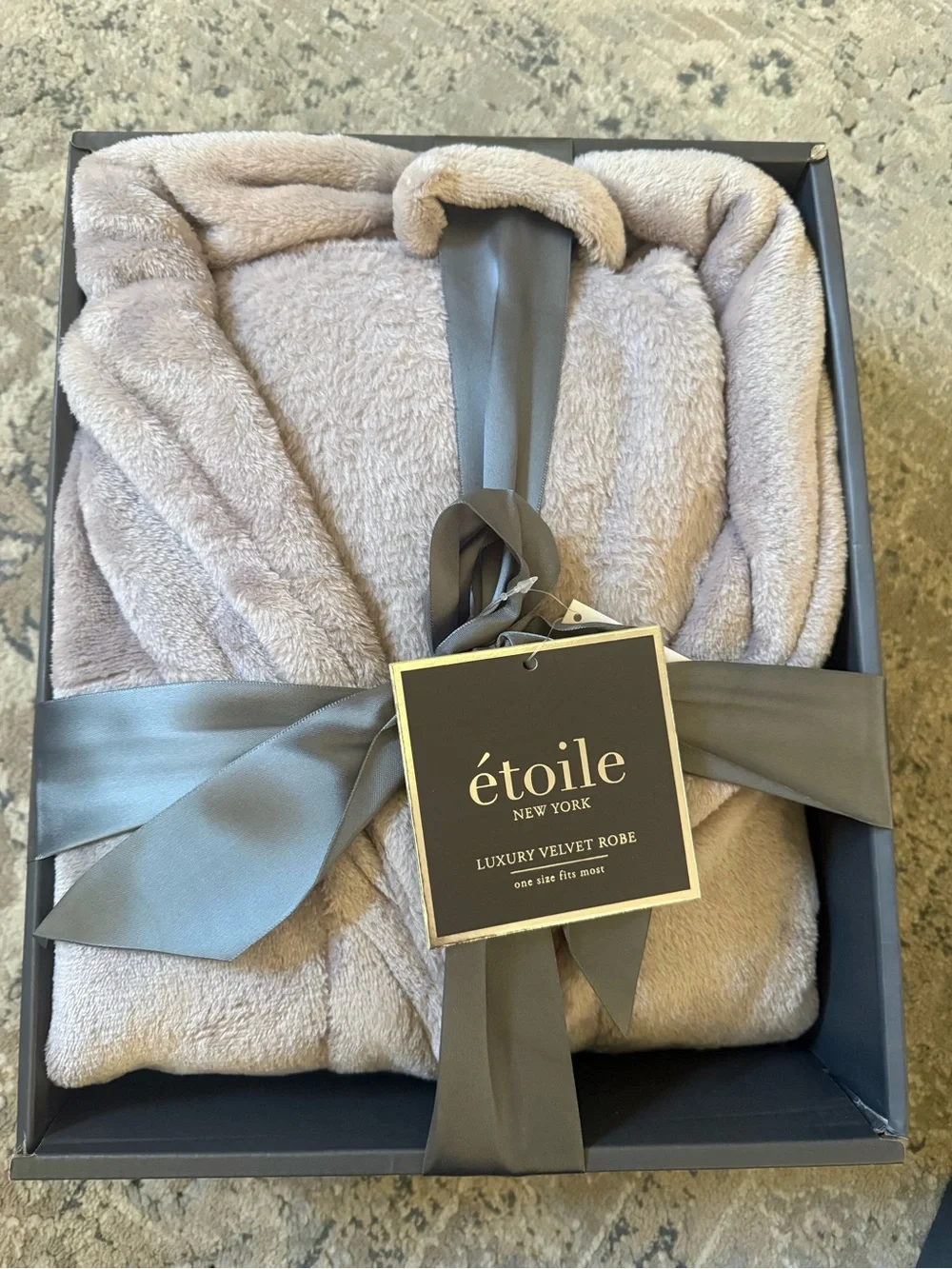 Luxury Velvet Robe - Mauve